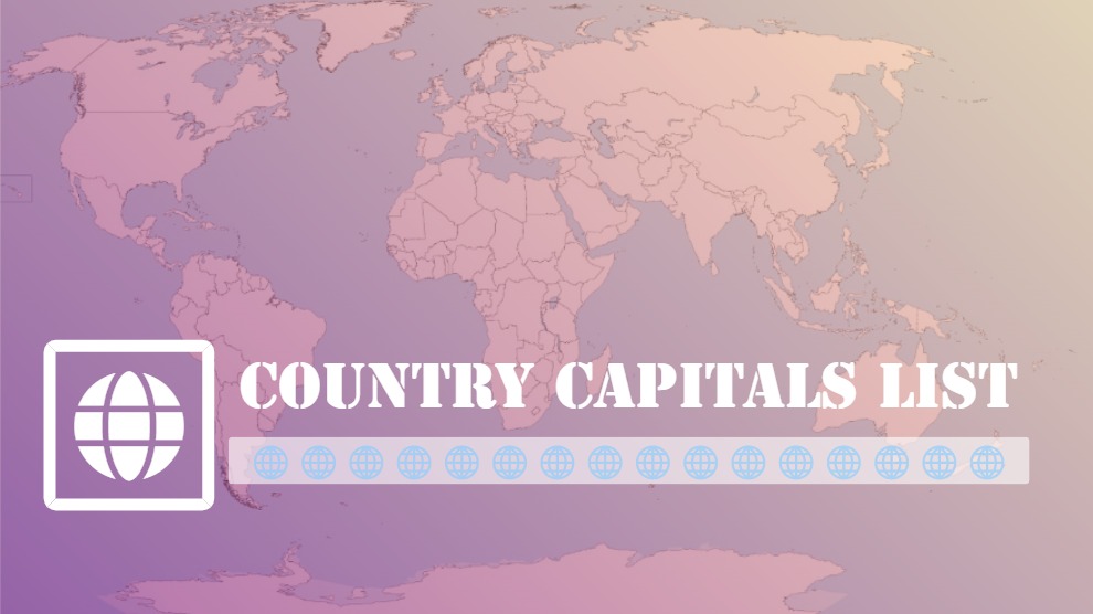 Country Capitals List
