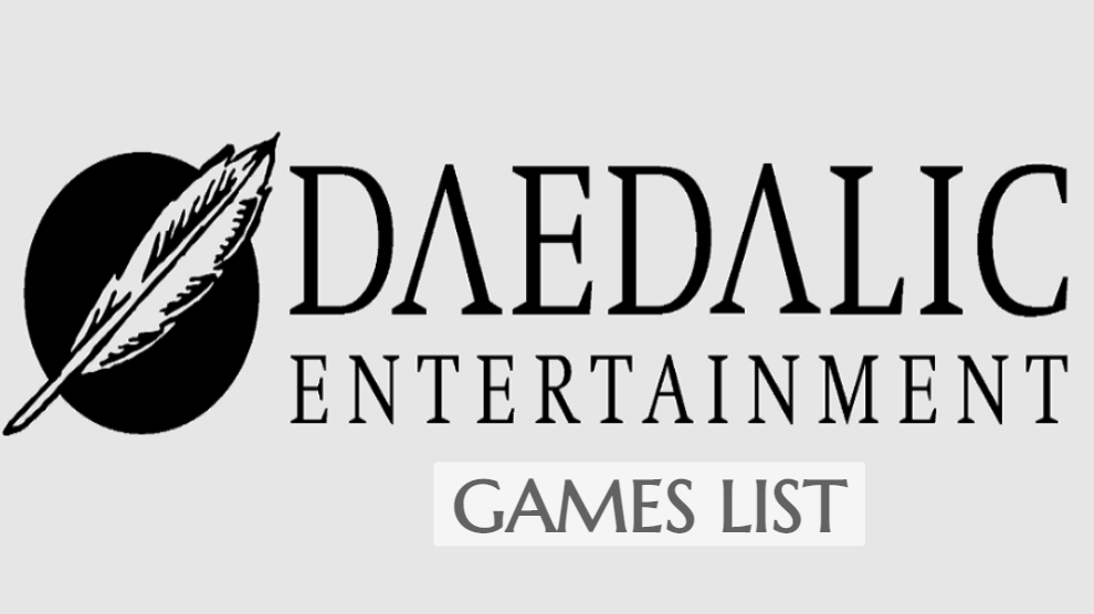 Daedalic Entertainment Games List