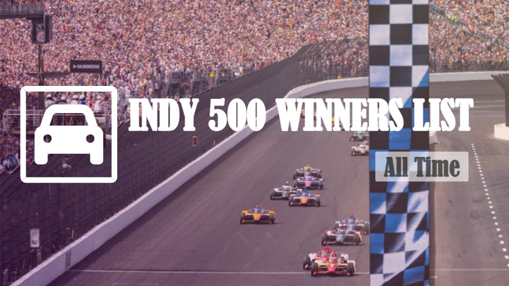 Indy 500 Winners List