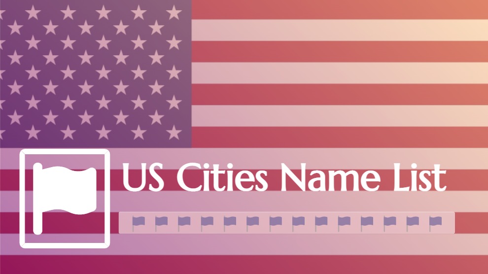 US Cities Name List