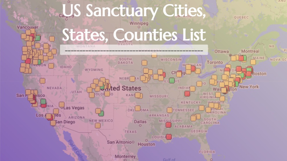 US Sanctuary Cities List