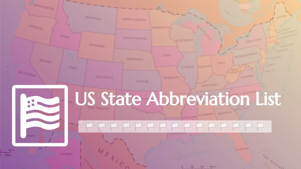 US State Abbreviation List