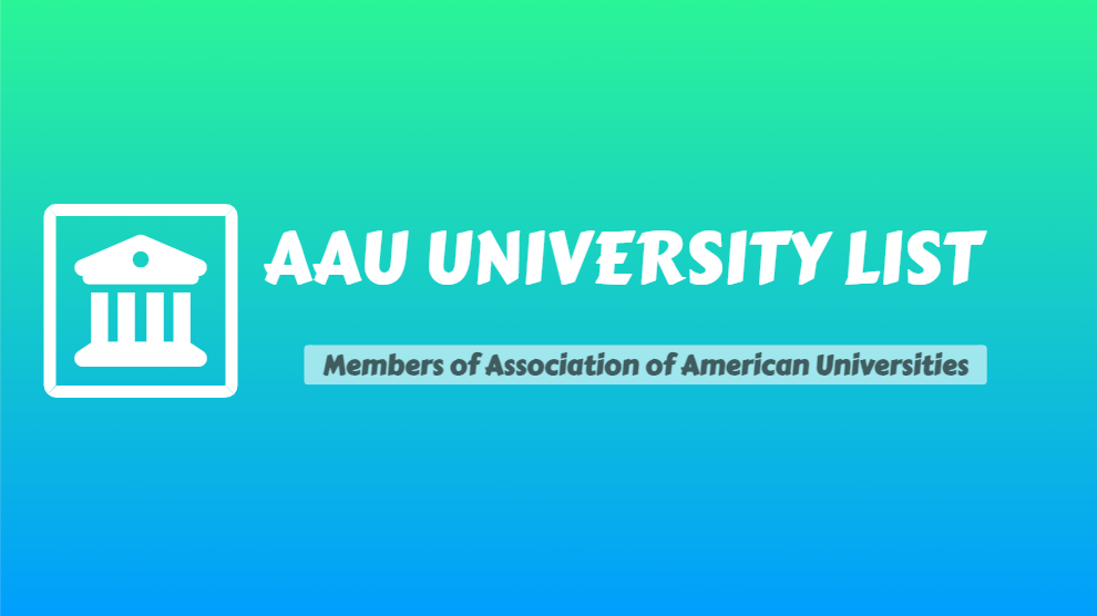 AAU University List USA