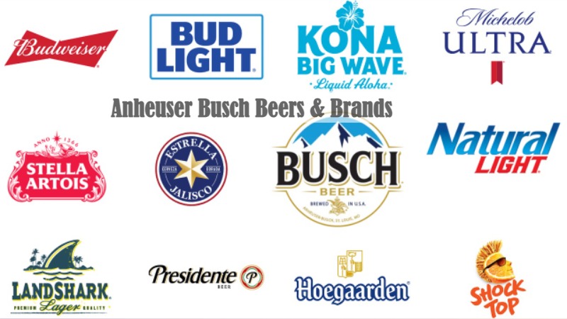 Anheuser Busch Beers / Brands