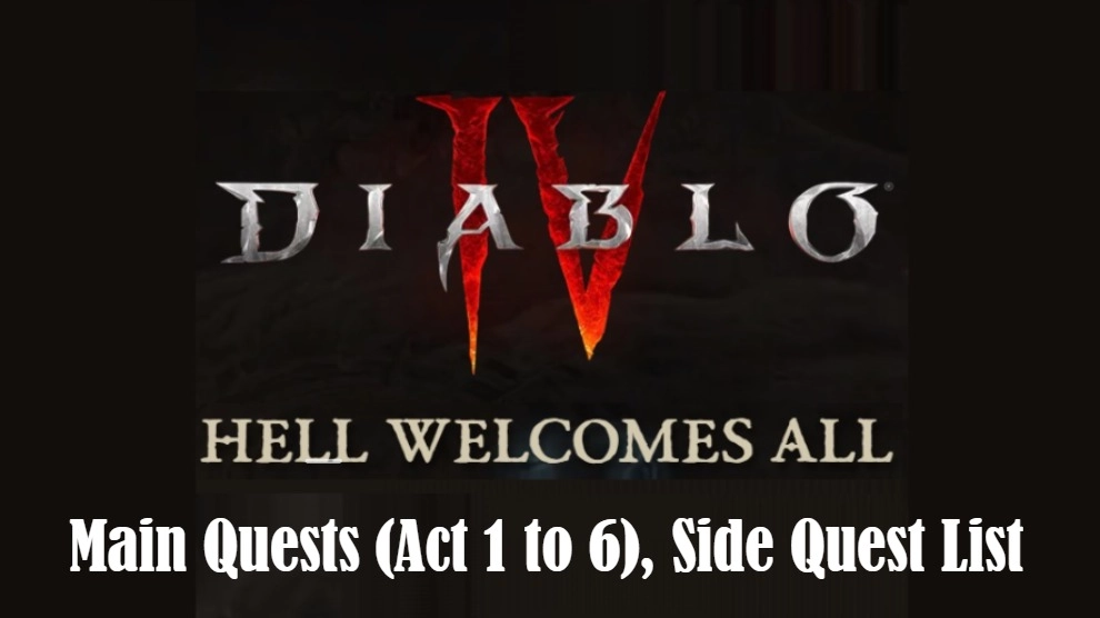 Diablo 4 Quest List