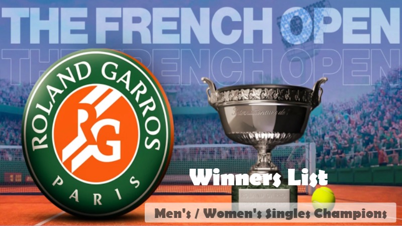 French Open Winners List