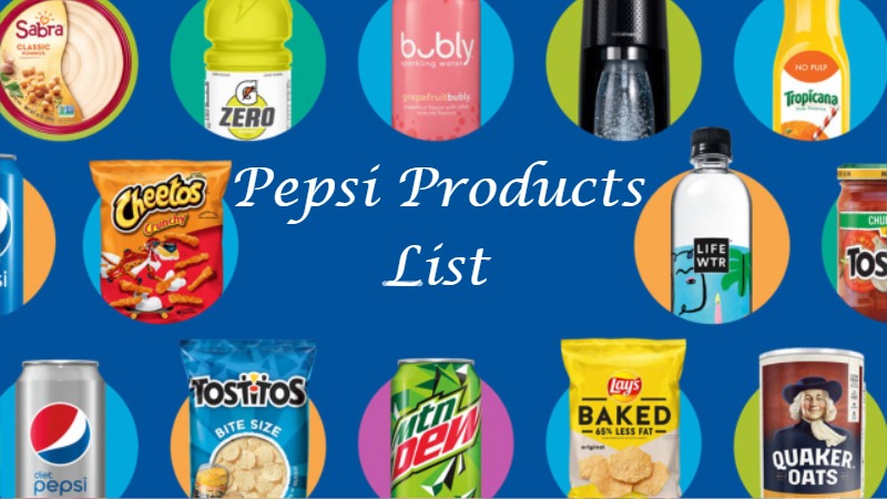 Pepsi Products List