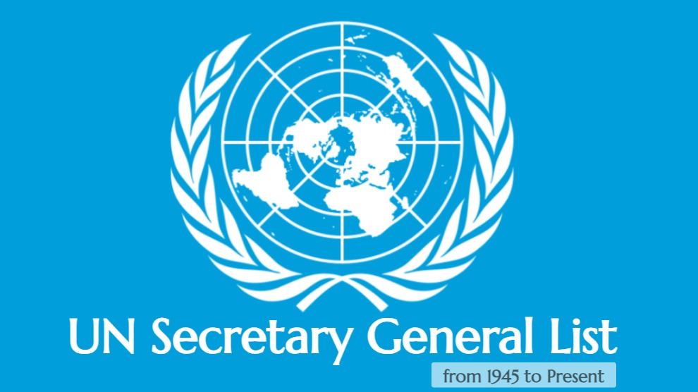 UN Secretary General List
