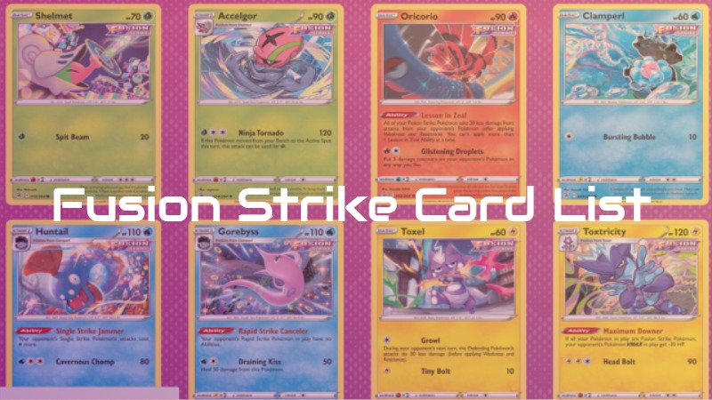 Fusion Strike Card List
