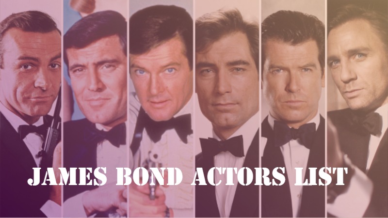 James Bond Actors List