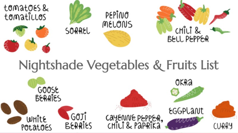 Nightshade Vegetables Fruits List