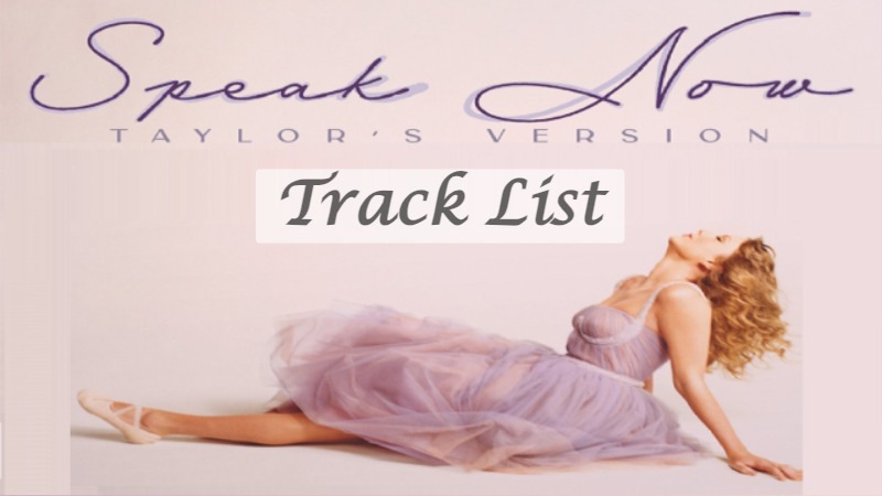 Speak Now Track List