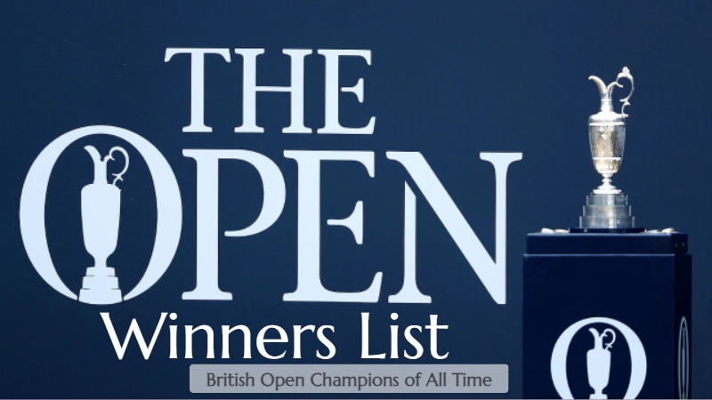 The Open Winners List