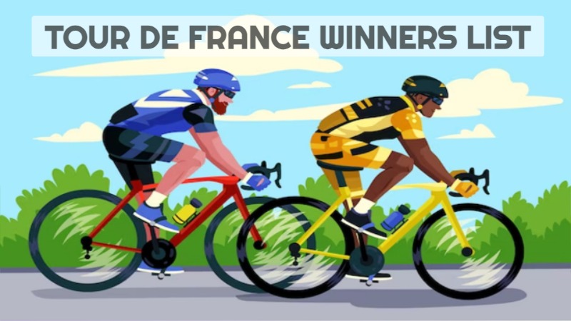 Tour de France Winners List
