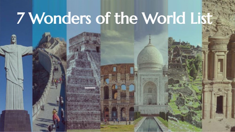 7 Wonders of the World List