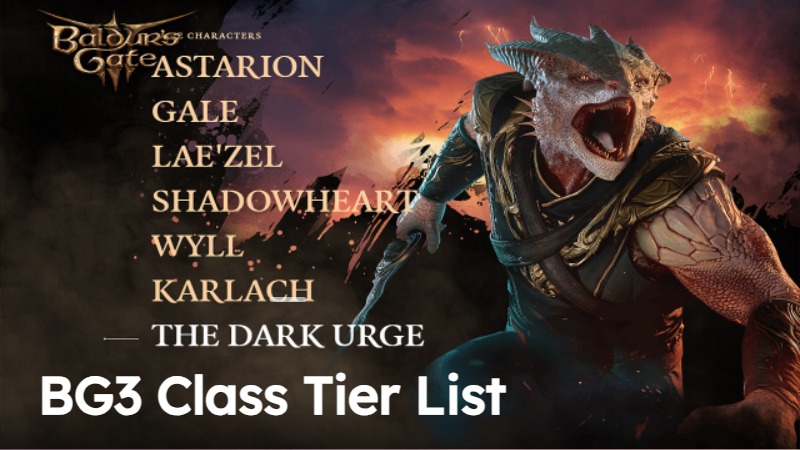 Baldurs Gate 3 Class Tier List