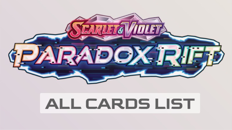 Paradox Rift Card List